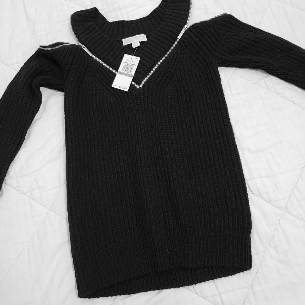 Michael Kors open shoulder sweater